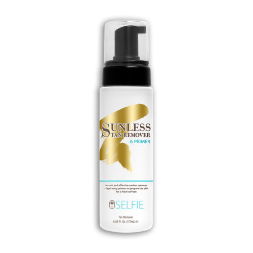 selfie sunless tan remover and primer